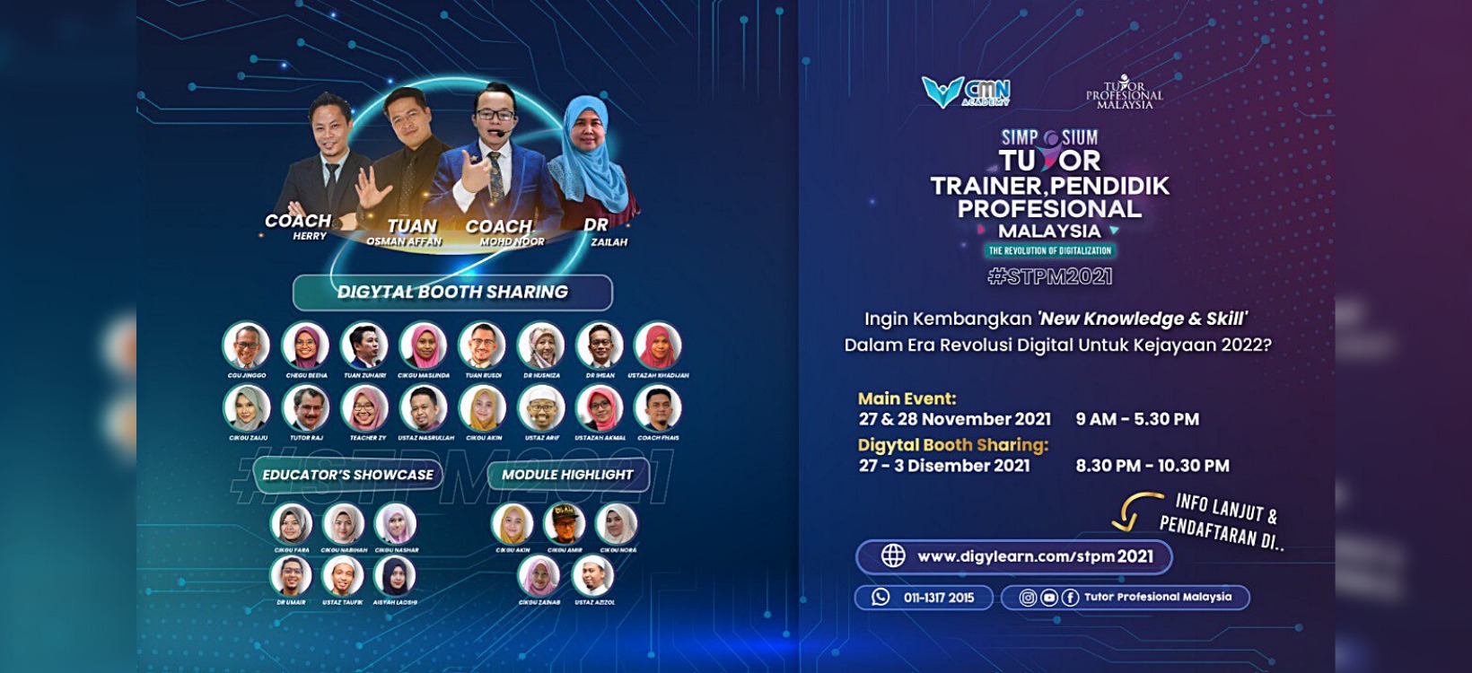 Simposium Tutor, Trainer, Pendidik Profesional Malaysia #STPM2022
