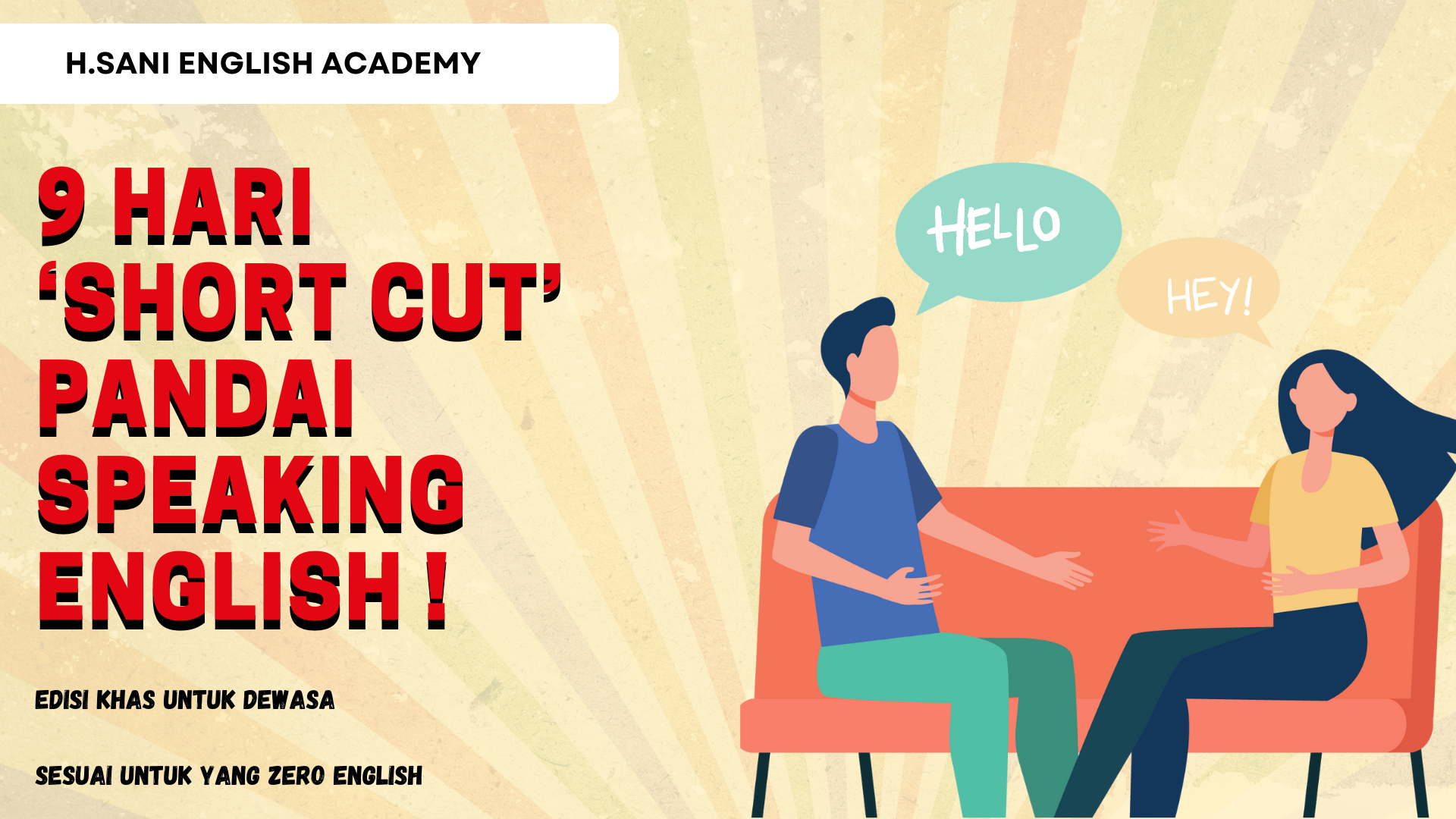 9 Hari ‘Short Cut’ Pandai Cakap English