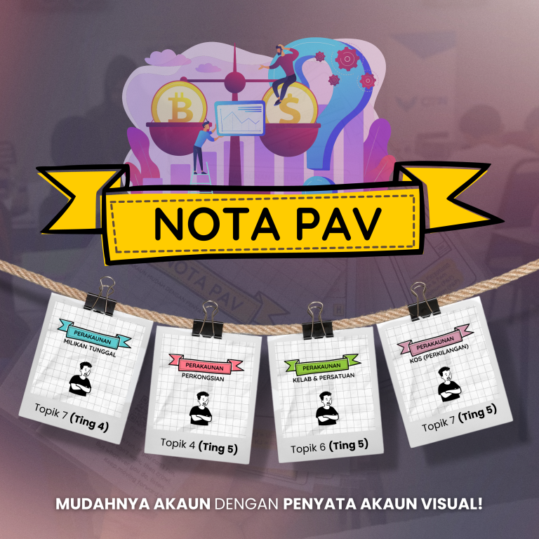 Nota PAV Penyata Akaun Visual CMN Academy Prinsip Akaun