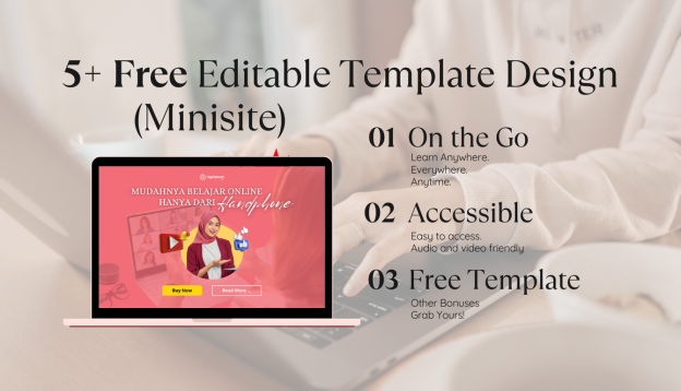 free editable minisite design cikgu akin misskay design