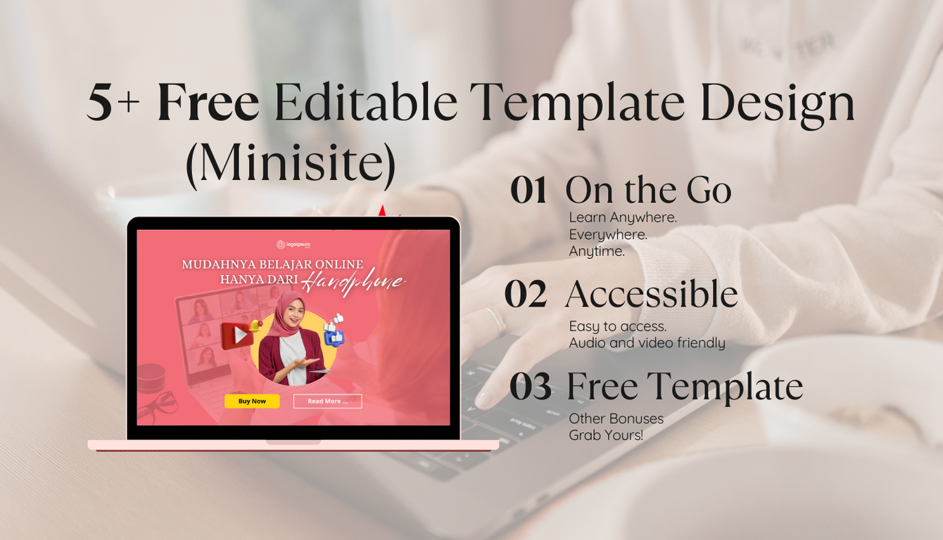 5+ Editable Template Minisite Design (Free)