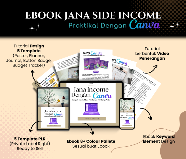 Ebook Jana Income Praktikal Dengan Canva